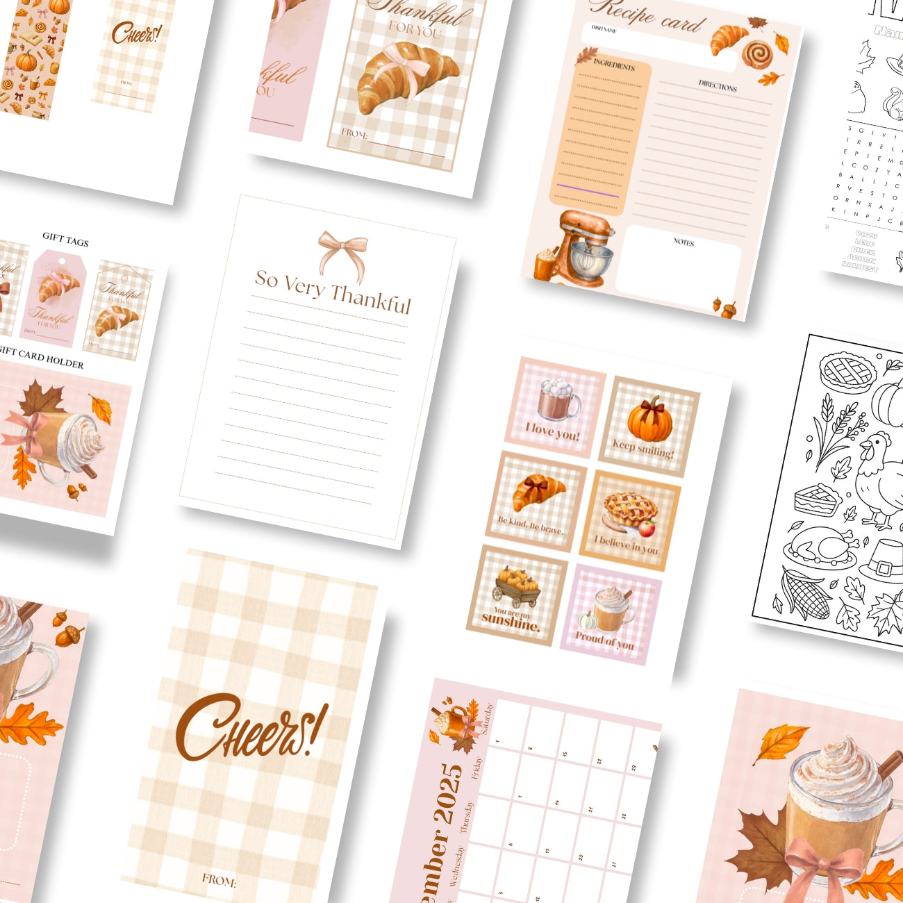 Printed & Shipped  - NOVEMBER THANKSGIVING