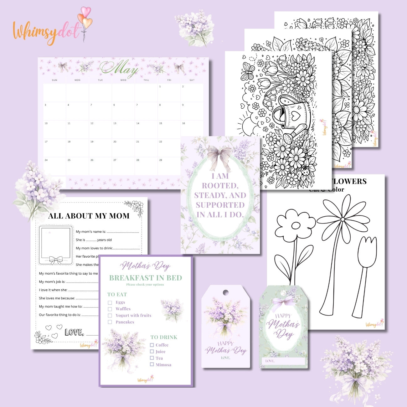 May Digital Printables