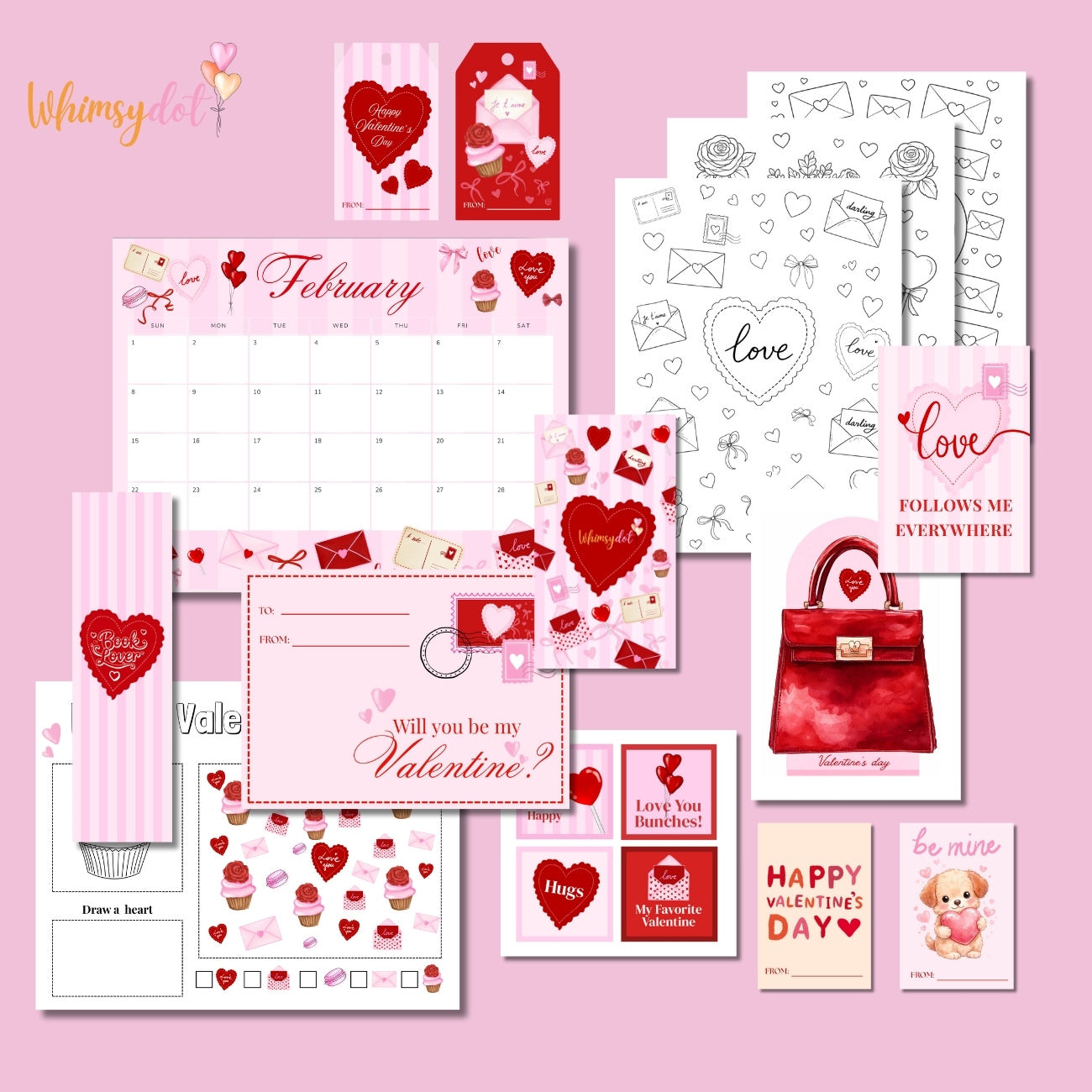 February Digital Printables