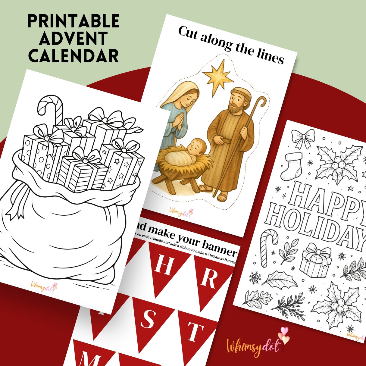 24 Days of Christmas Joy – Printable Advent Calendar