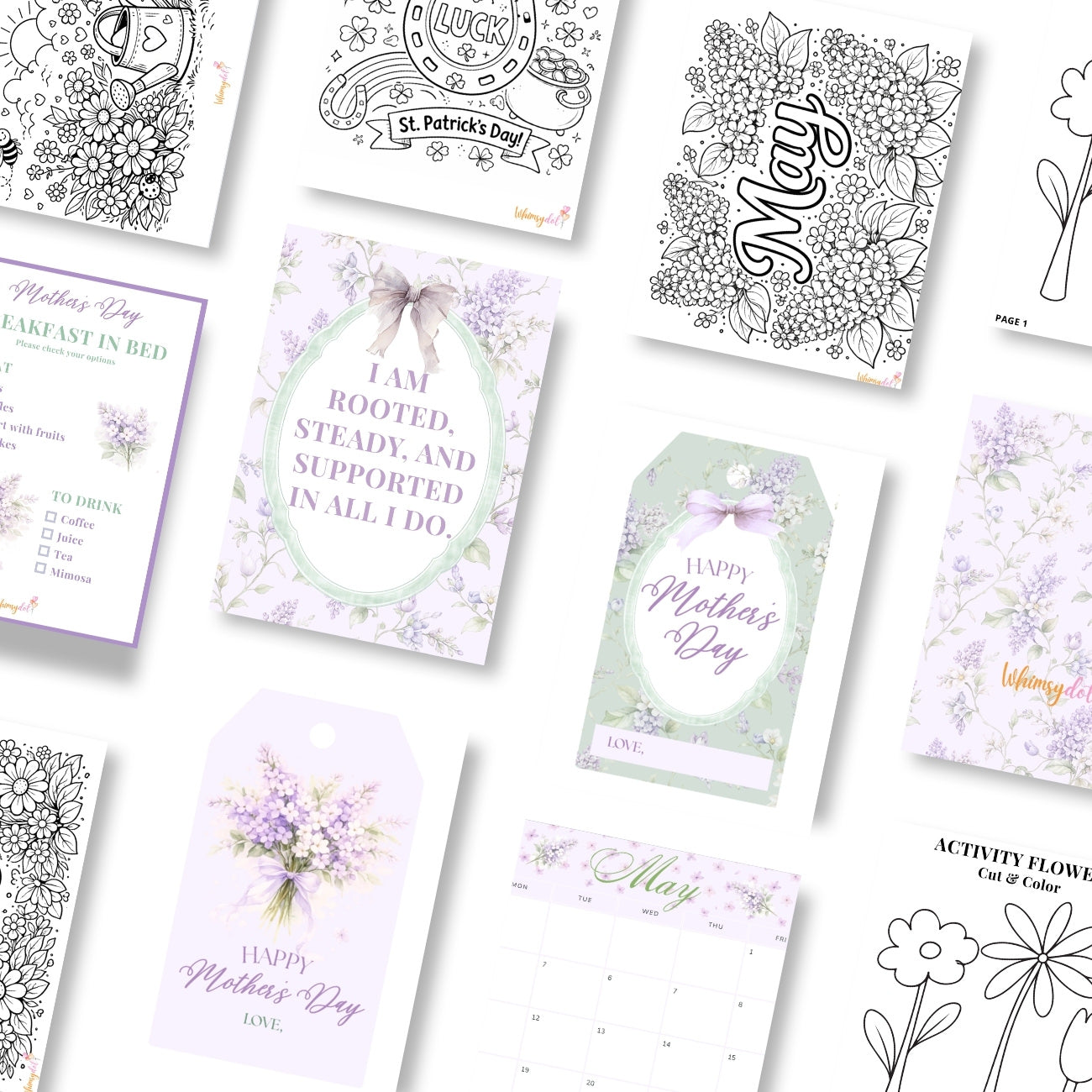 May Digital Printables