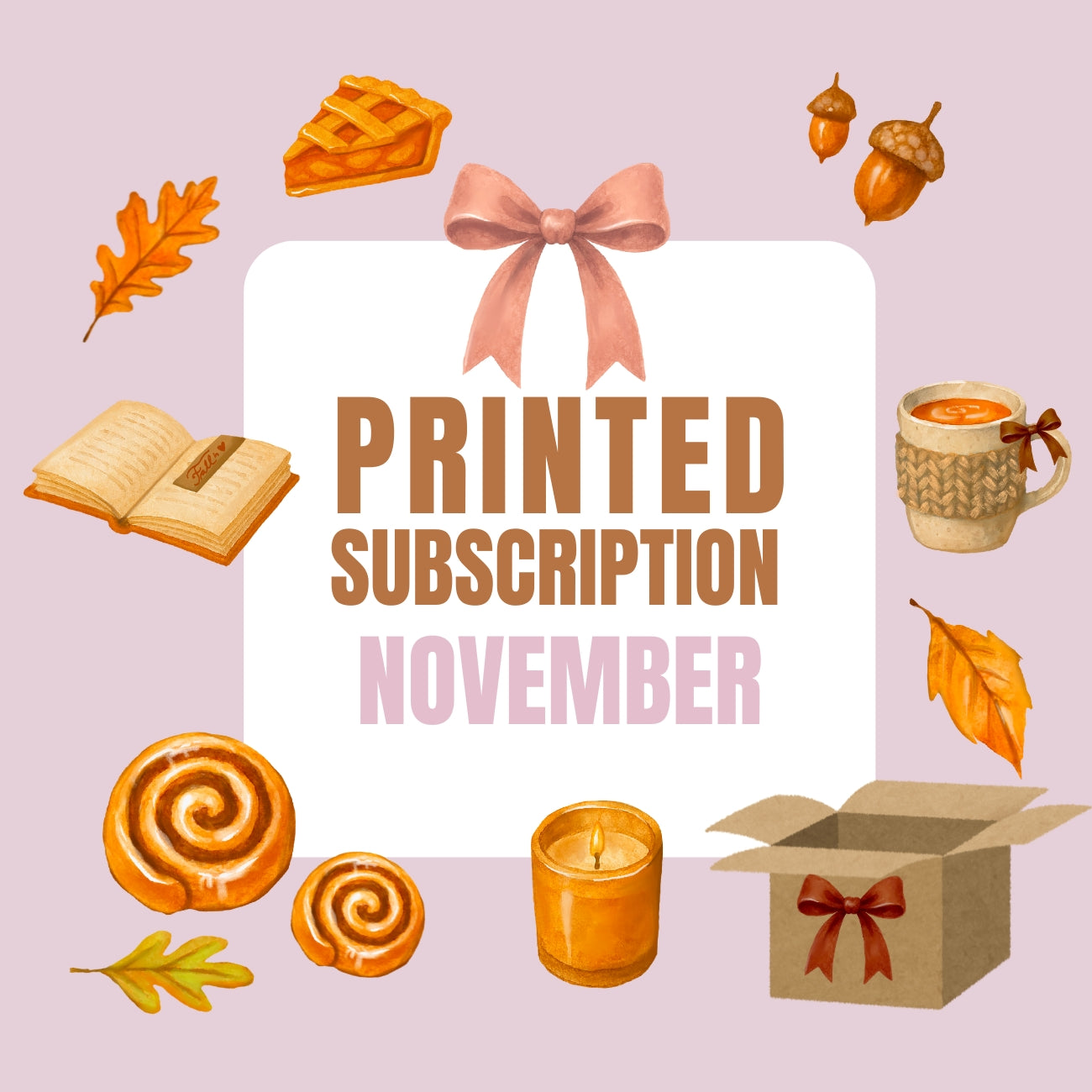Printed & Shipped  - NOVEMBER THANKSGIVING