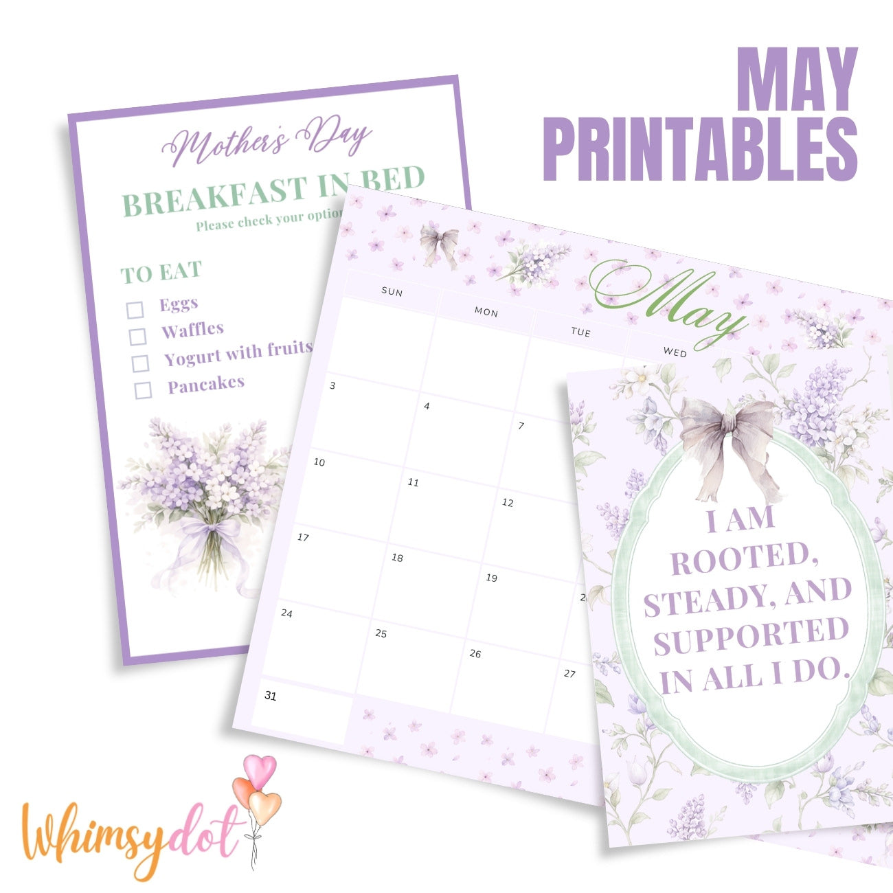 May Digital Printables