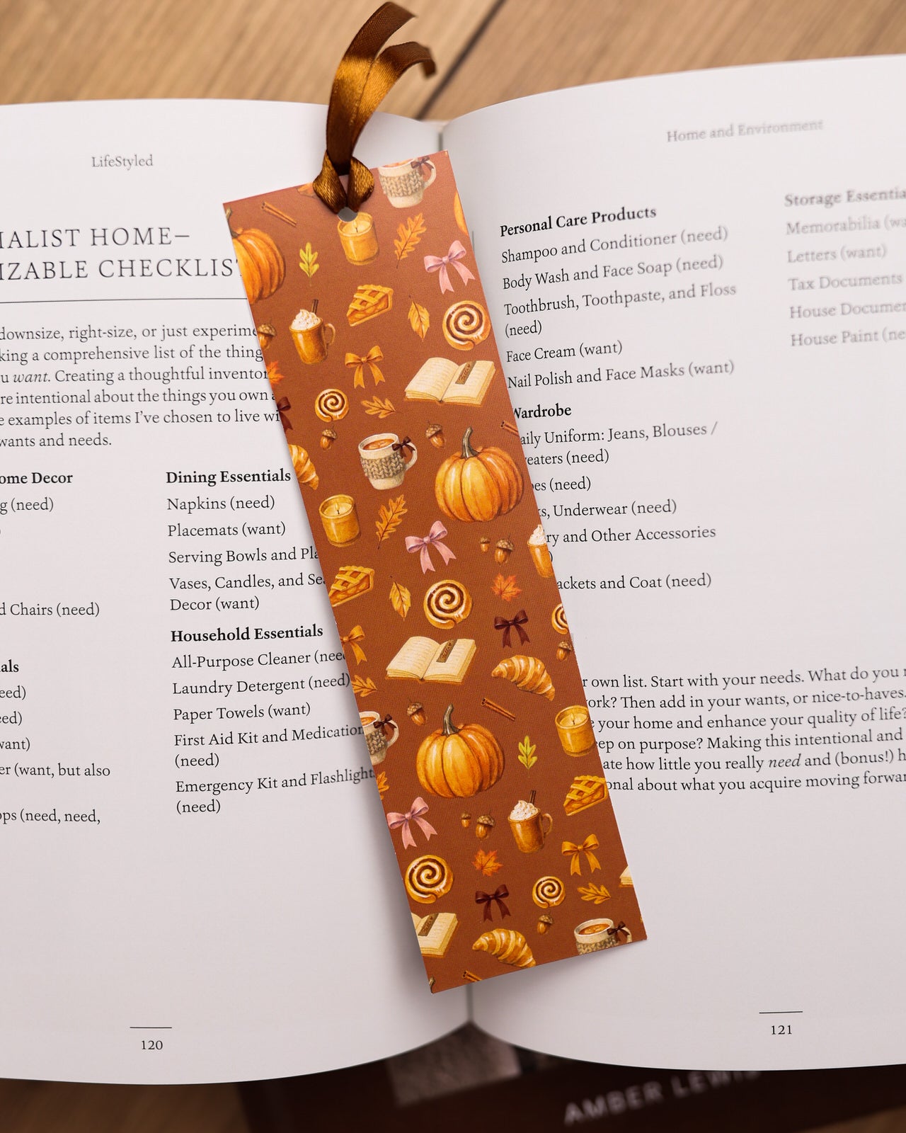 Fall Bookmark