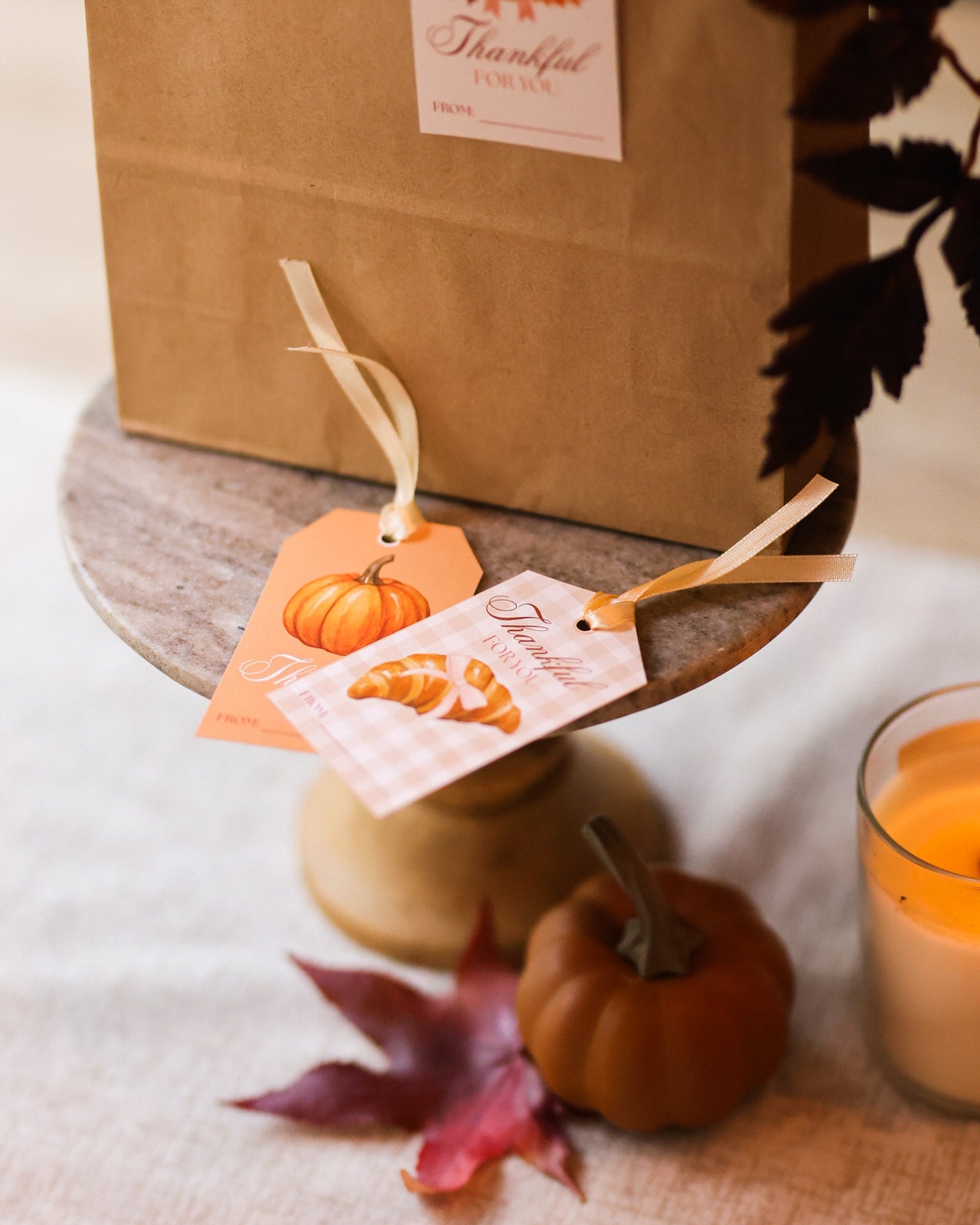 GIFT CARD THANKFUL THEME - set of three