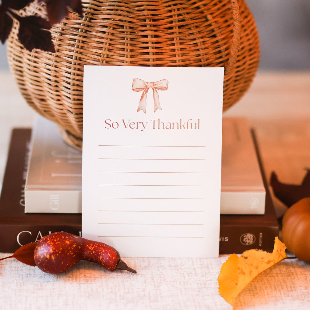 Gratitude List – So Very Thankful