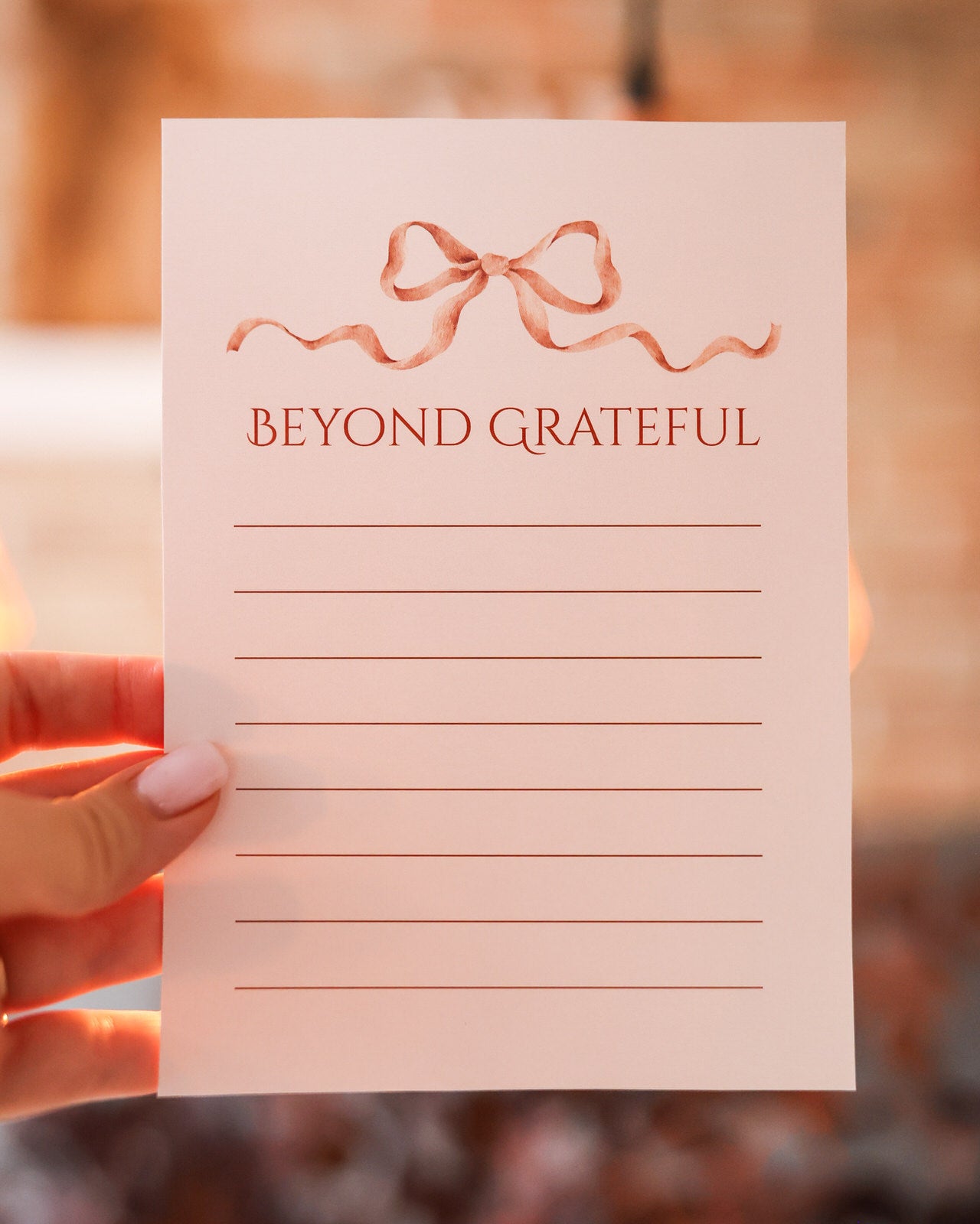 Gratitude List – Beyond Grateful
