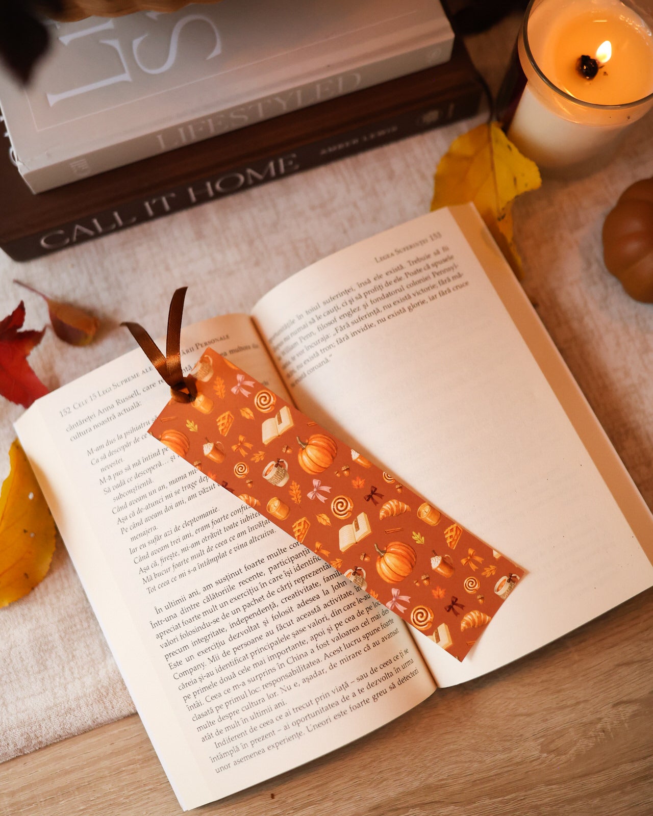Fall Bookmark