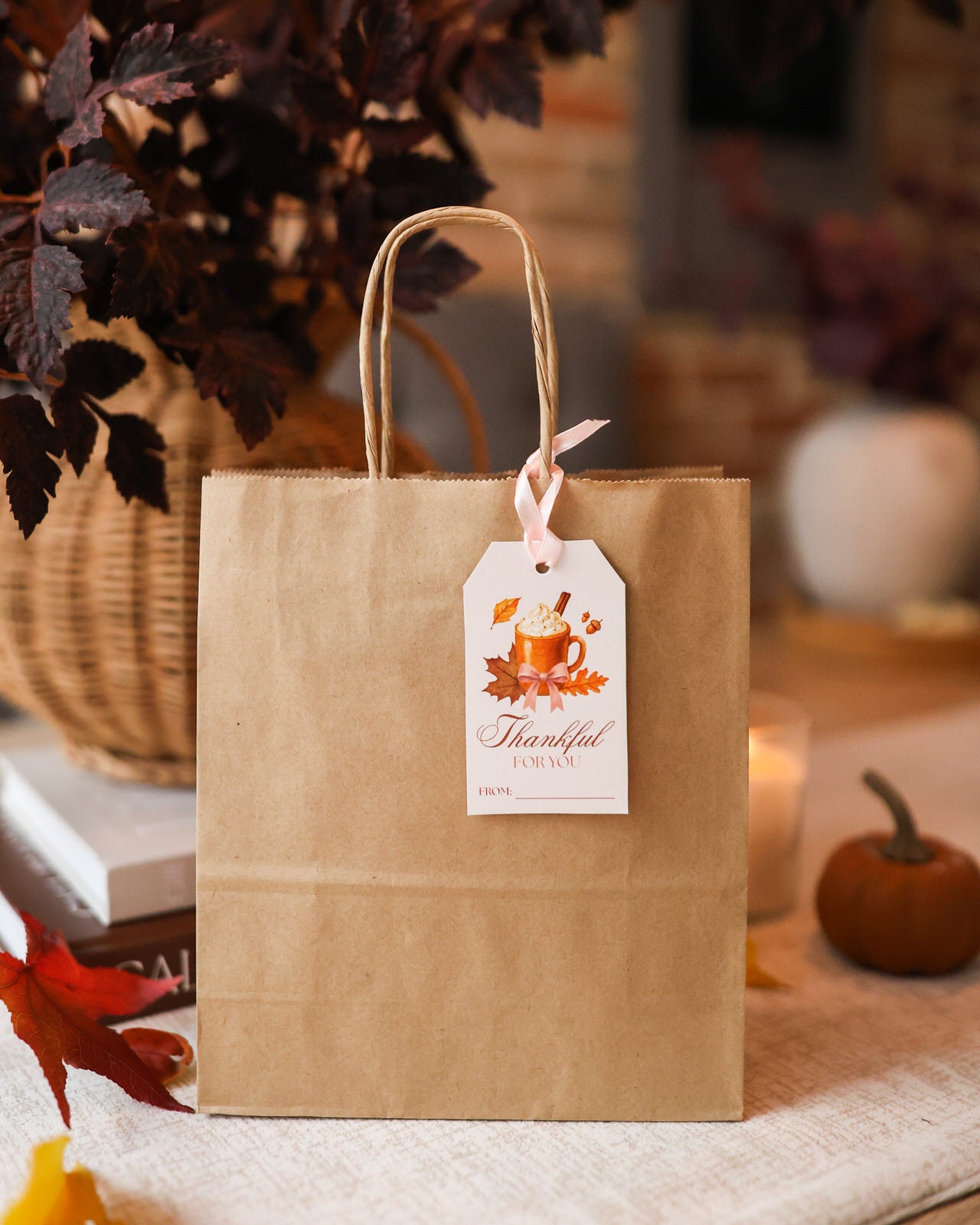 GIFT CARD THANKFUL THEME - set of three