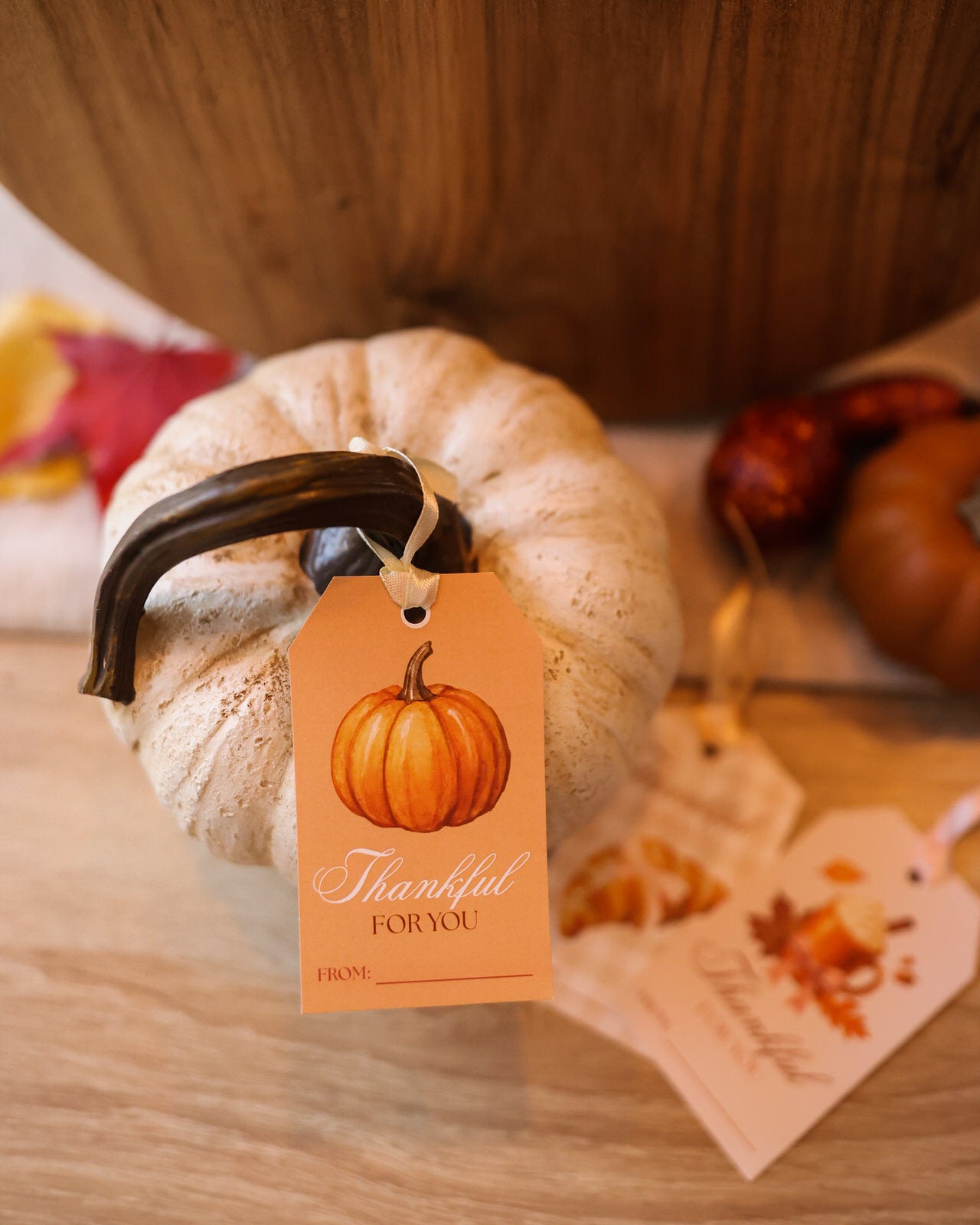 GIFT CARD THANKFUL THEME - set of three