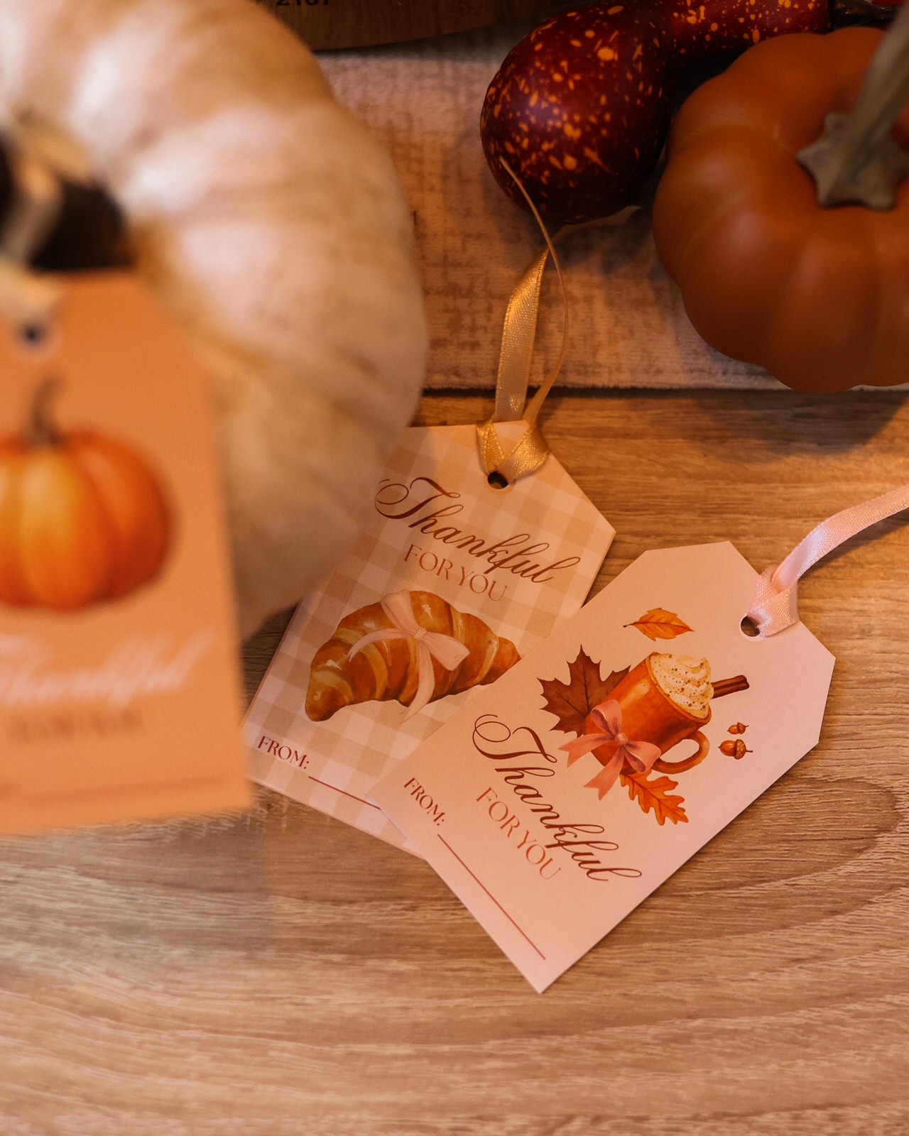 GIFT CARD THANKFUL THEME - set of three