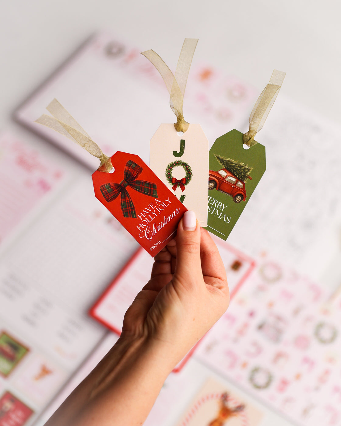 Gift Card Set of 3 - Cozy Christmas Tags