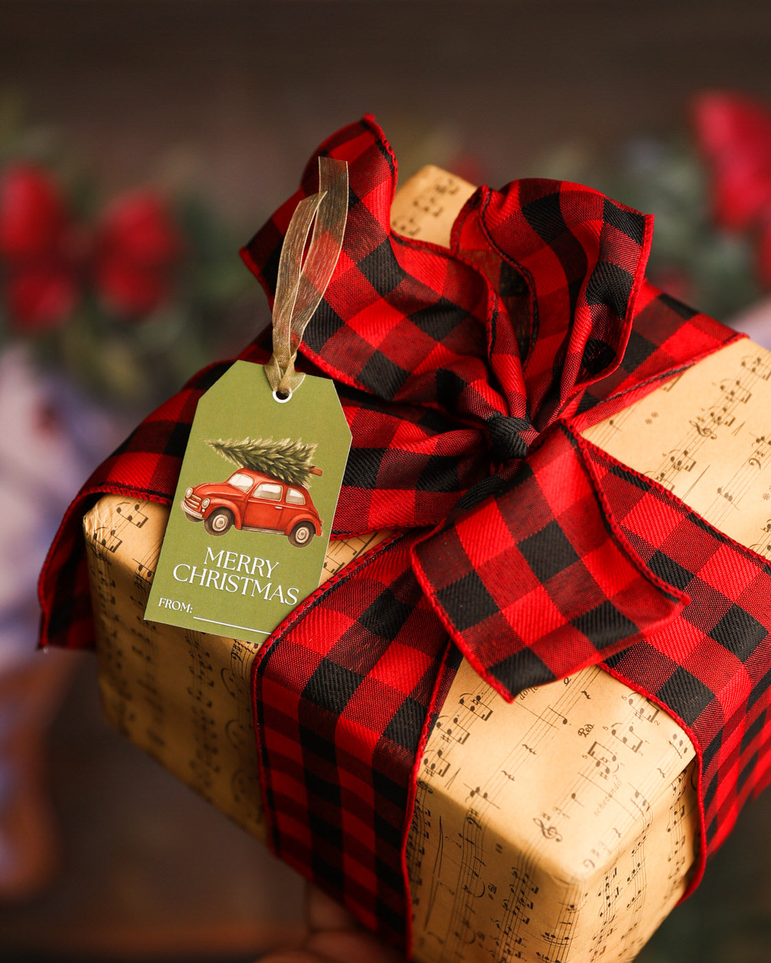 Gift Card Set of 3 - Cozy Christmas Tags