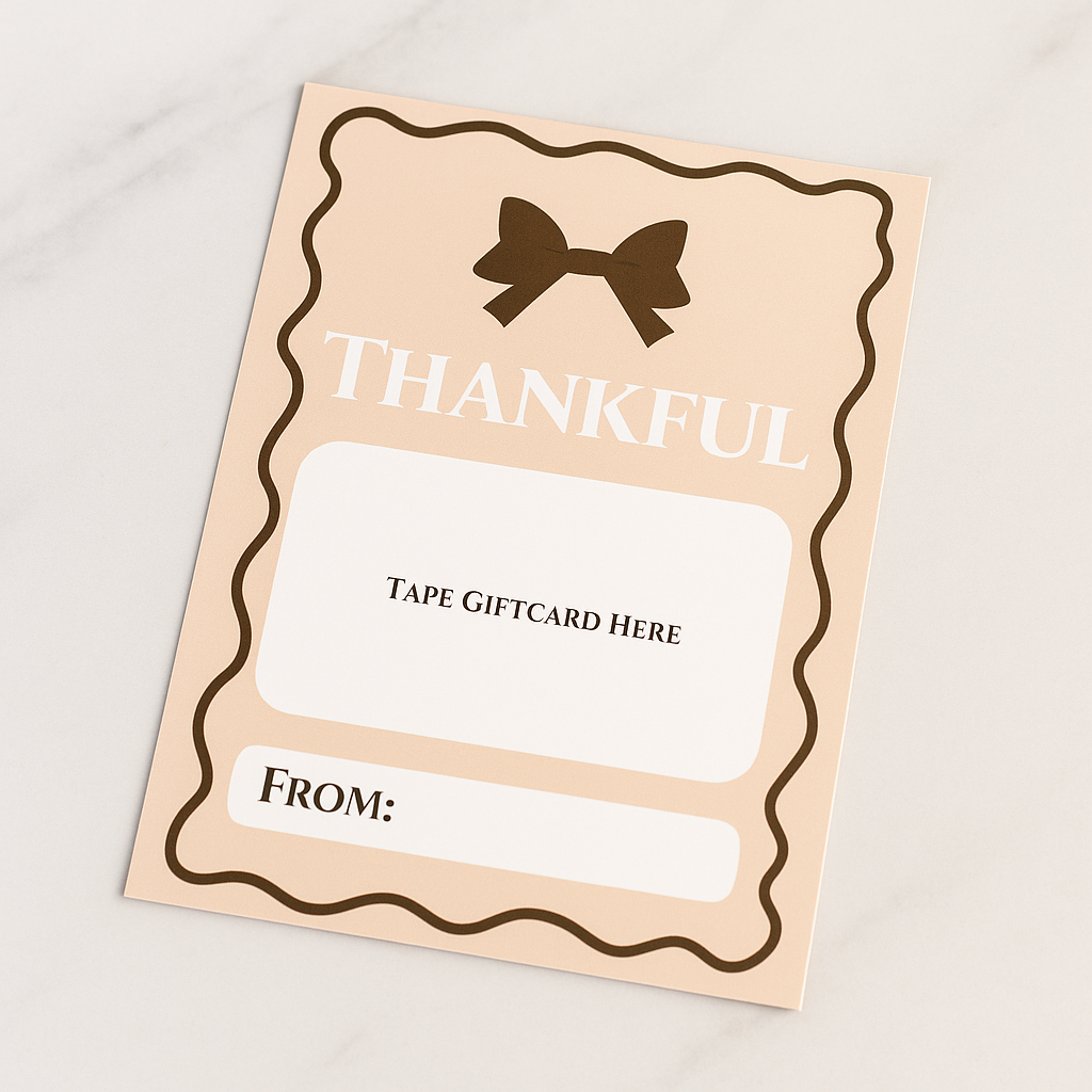 Gift Card Holder - Thankful
