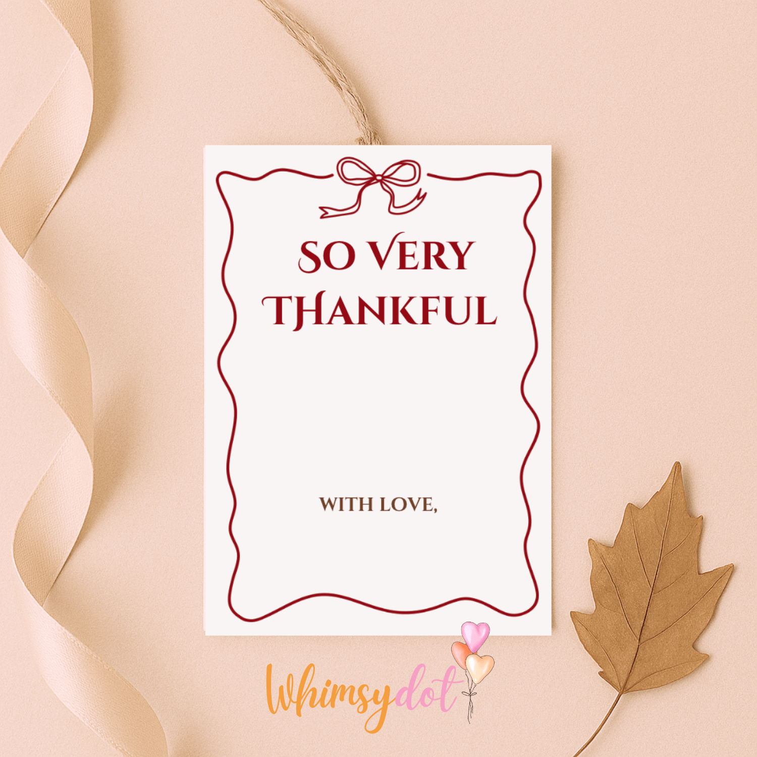 Gift Card - So Very Thankful