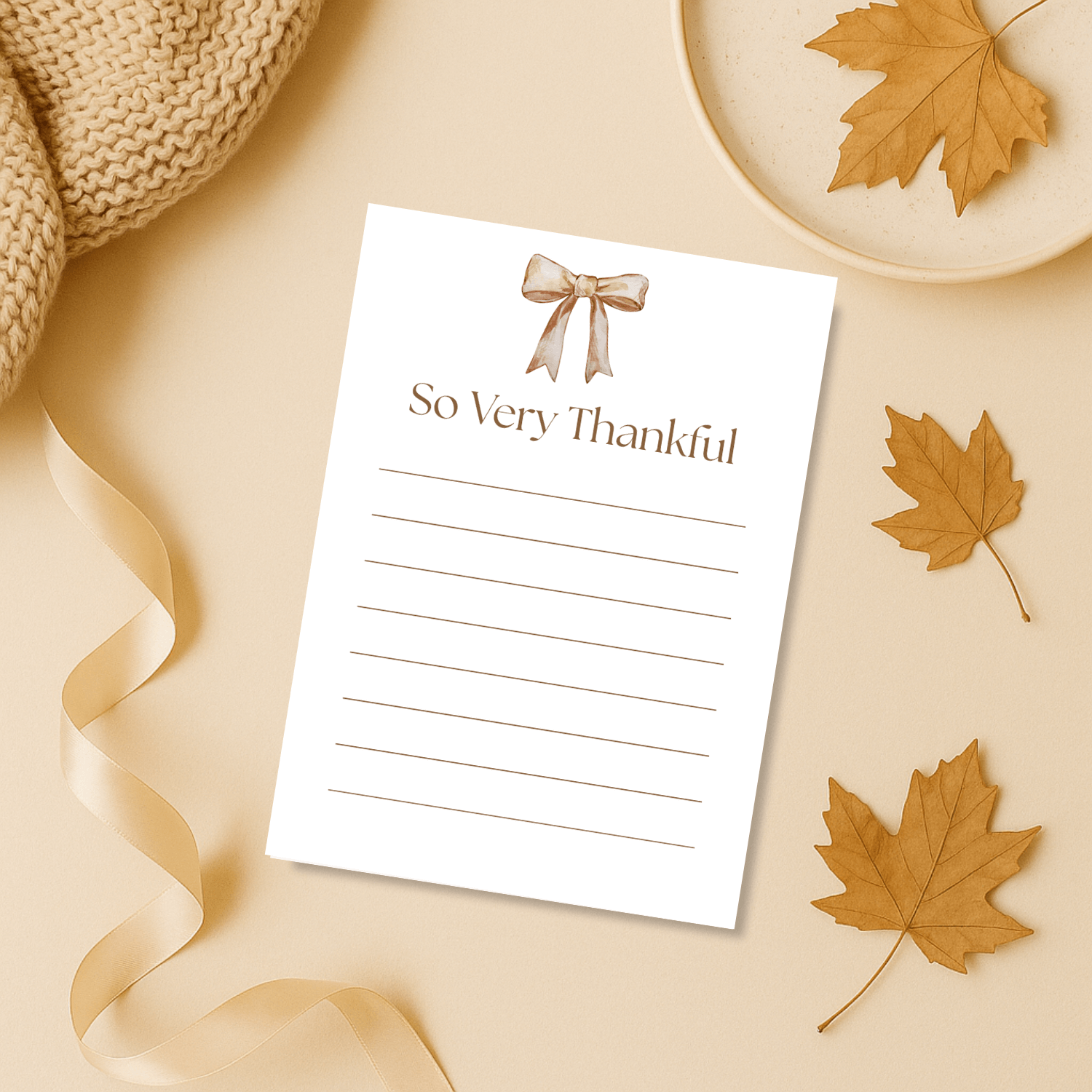 Gratitude List – So Very Thankful