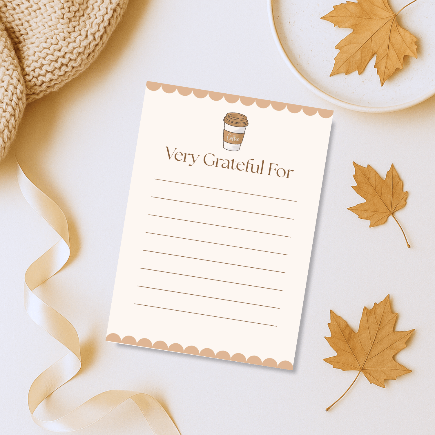 Gratitude List – Very Grateful For