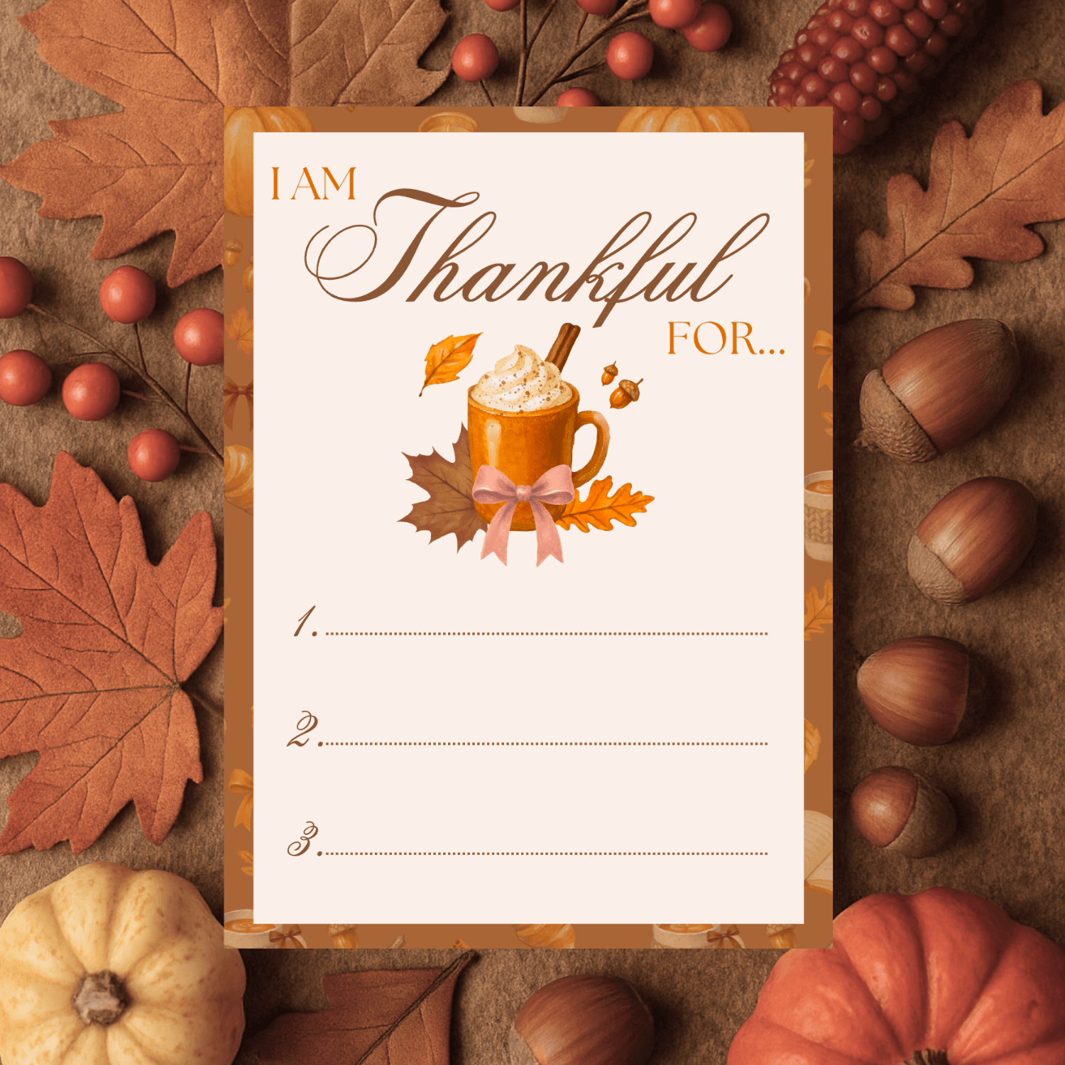 Gratitude List - Set of 4