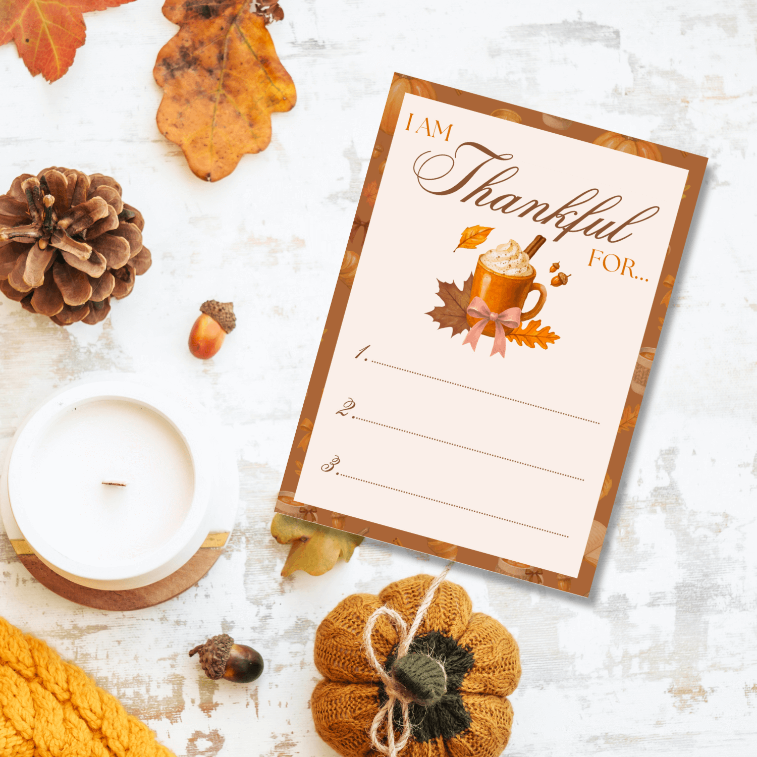 Gratitude List - Set of 4