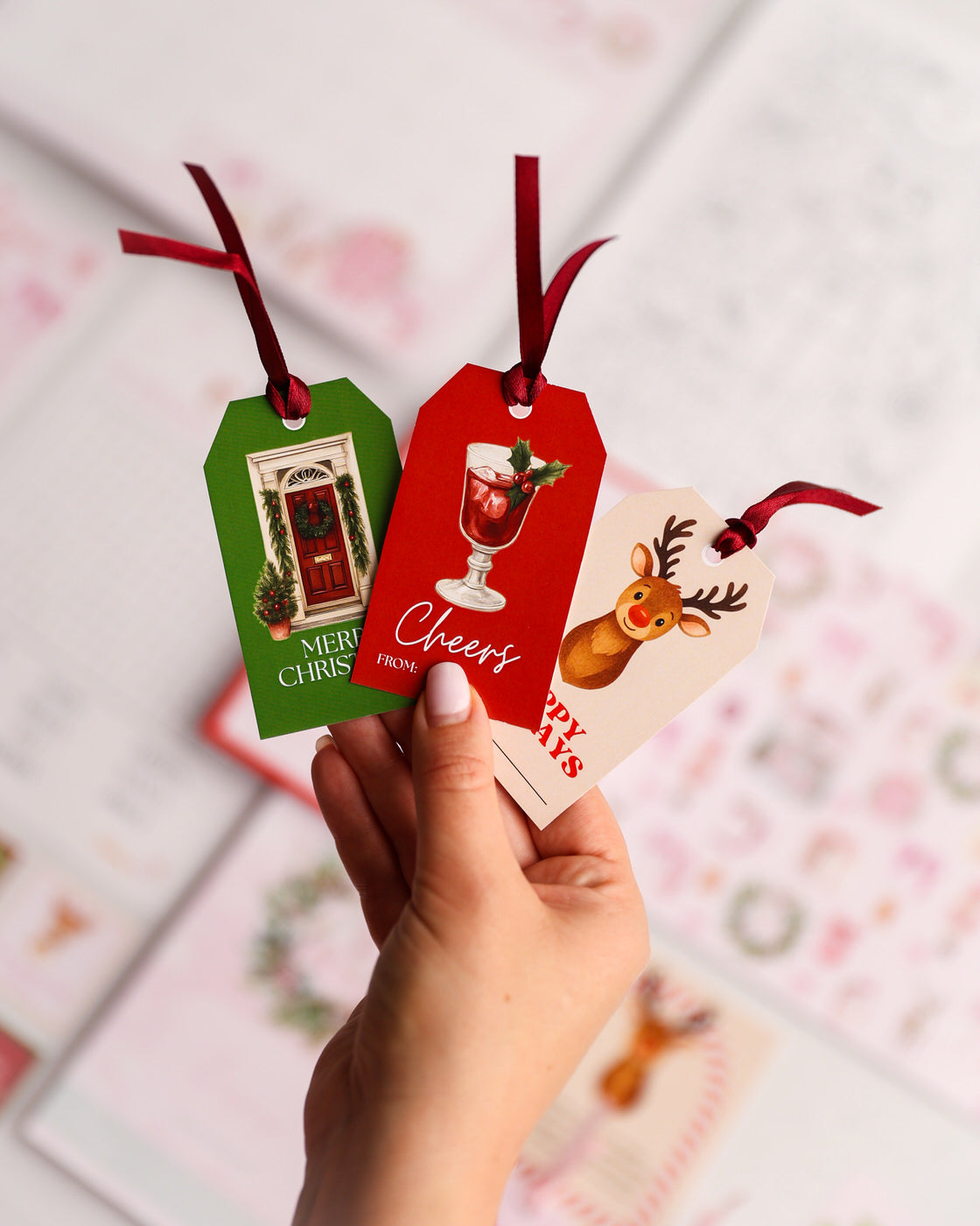 Gift Card Set of 3 - Merry Moments Gift Tags