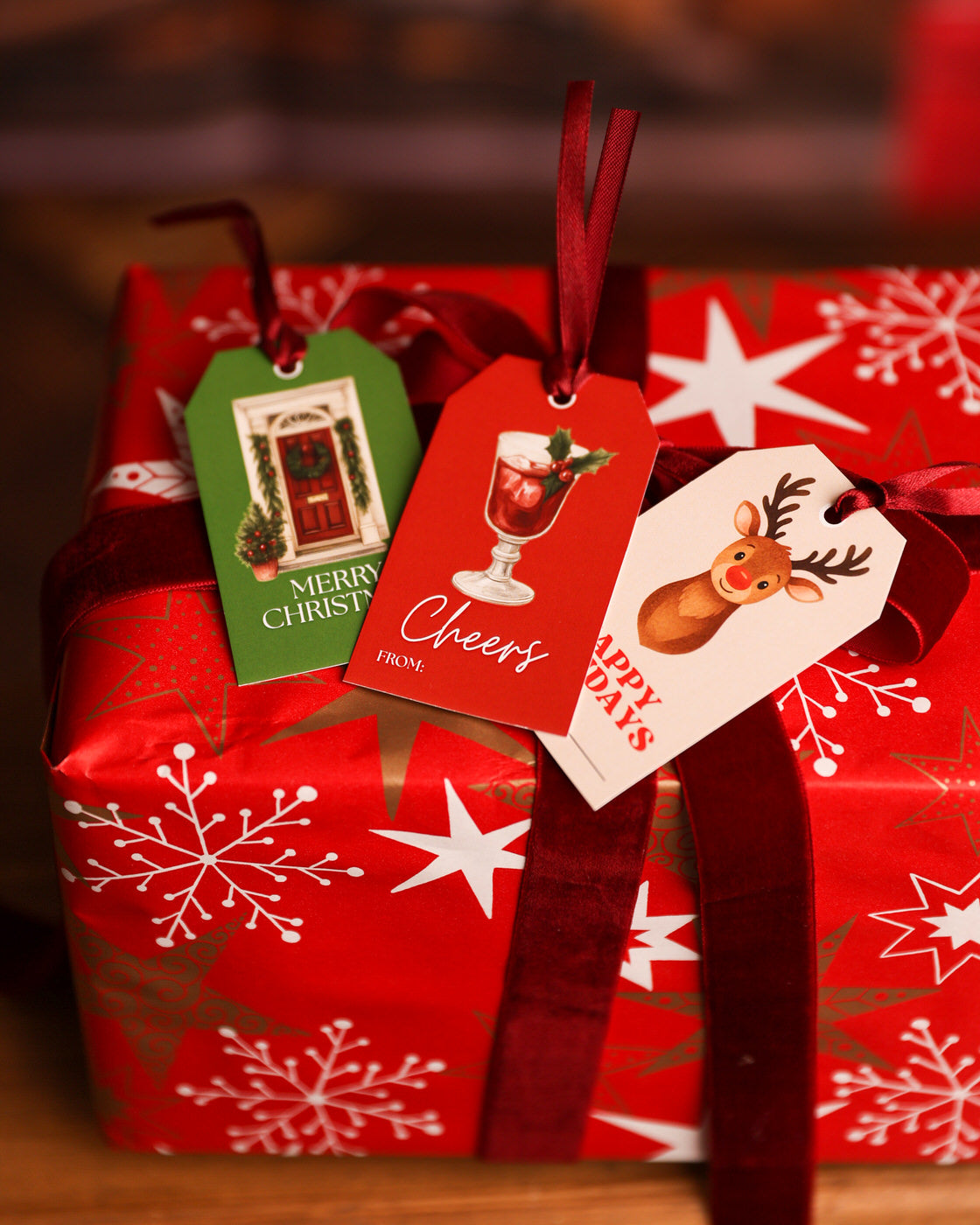 Gift Card Set of 3 - Merry Moments Gift Tags