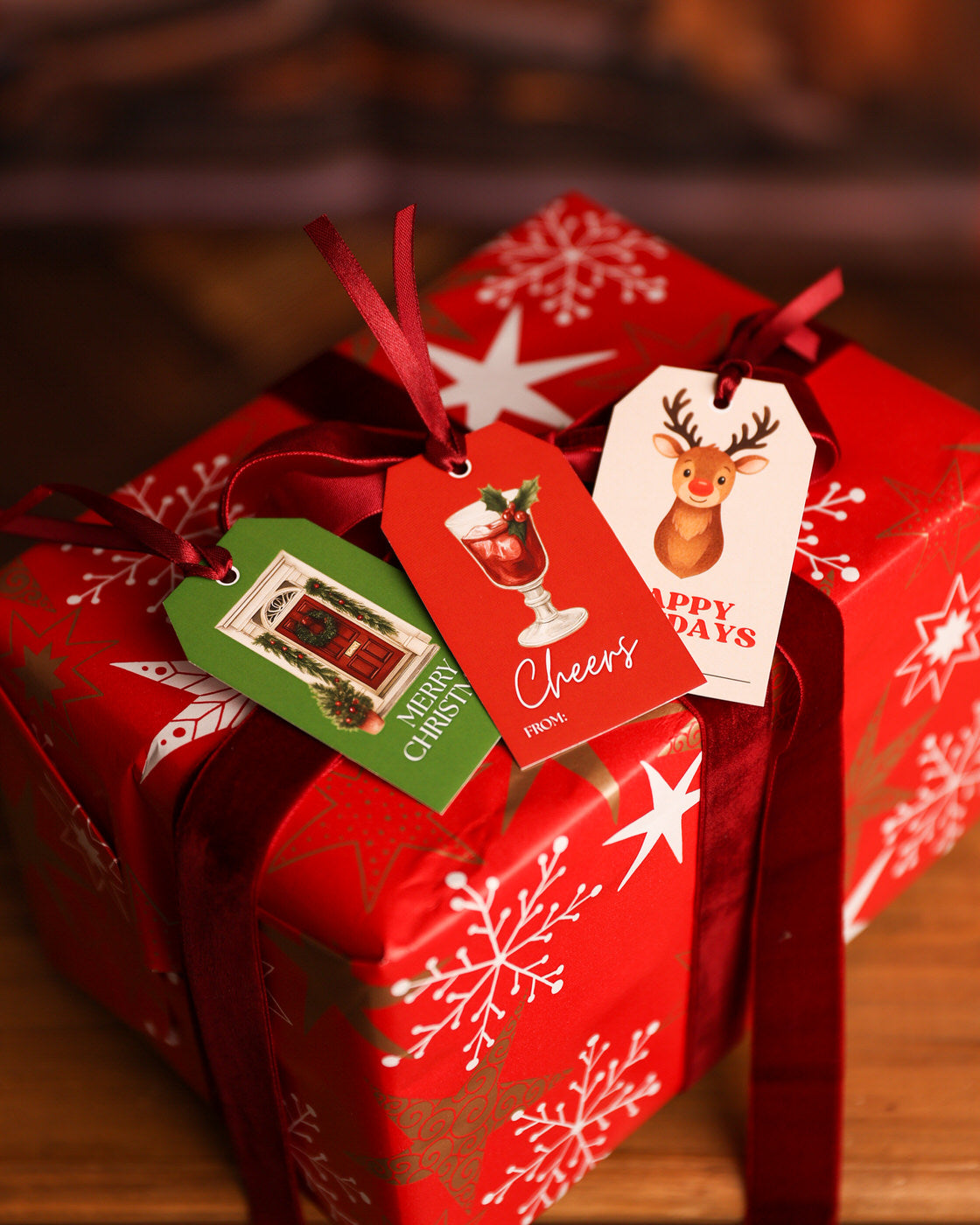 Gift Card Set of 3 - Merry Moments Gift Tags