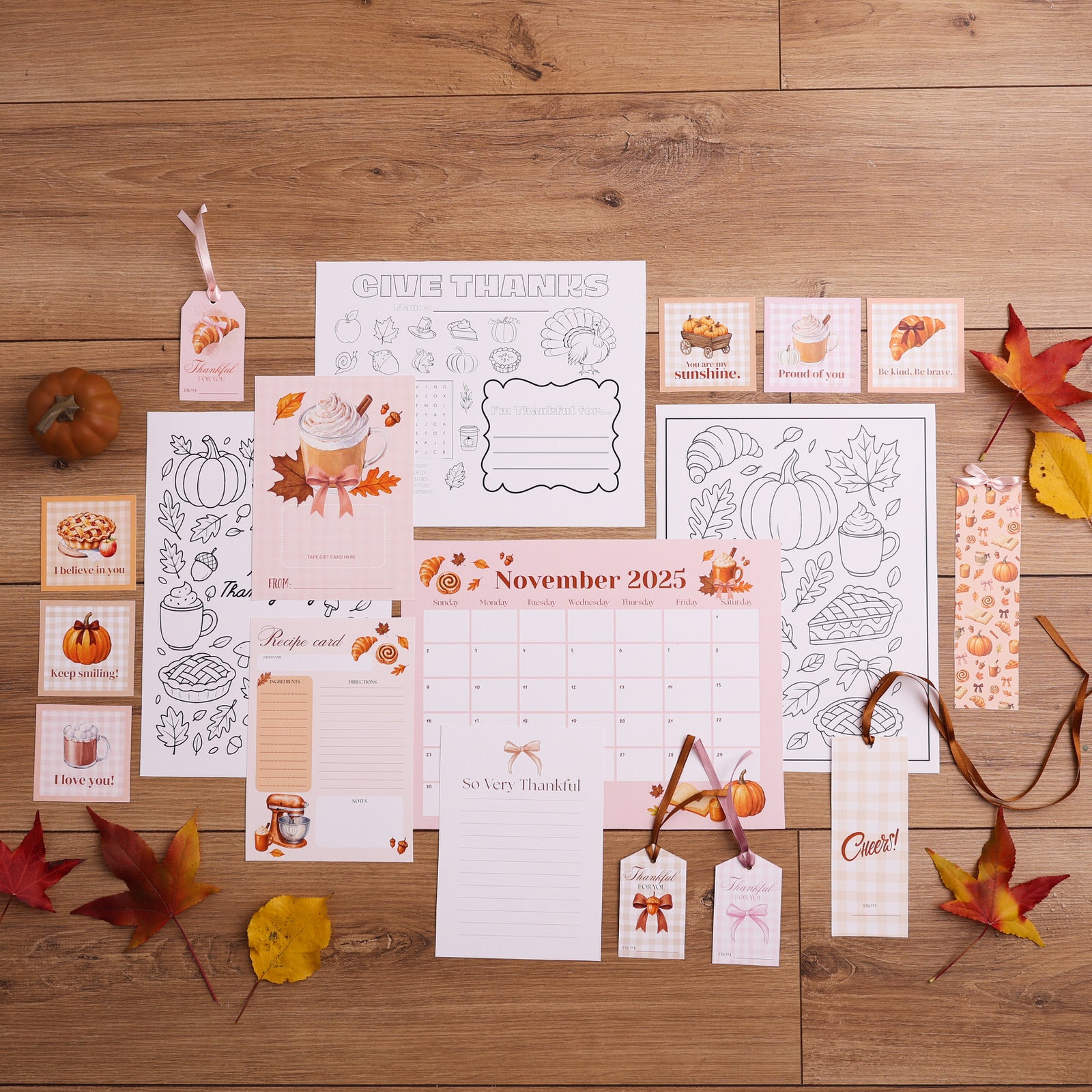 Printed & Shipped  - NOVEMBER THANKSGIVING