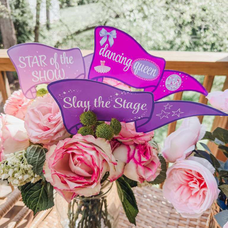 Dance Pennants - set of 3